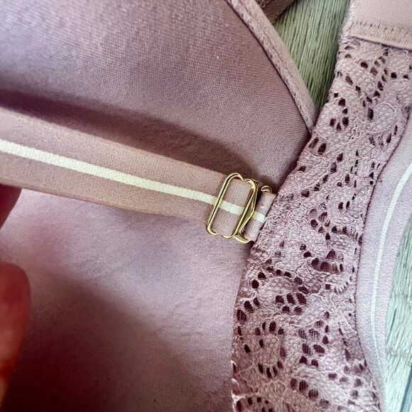 Thirdlove Artisan Lace Balconette Bra 40C Blush Pink Lace Sexy Supportive Comfy - Picture 4 of 6